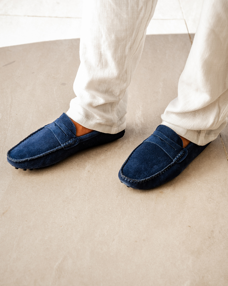 Suede Driving Moccasins