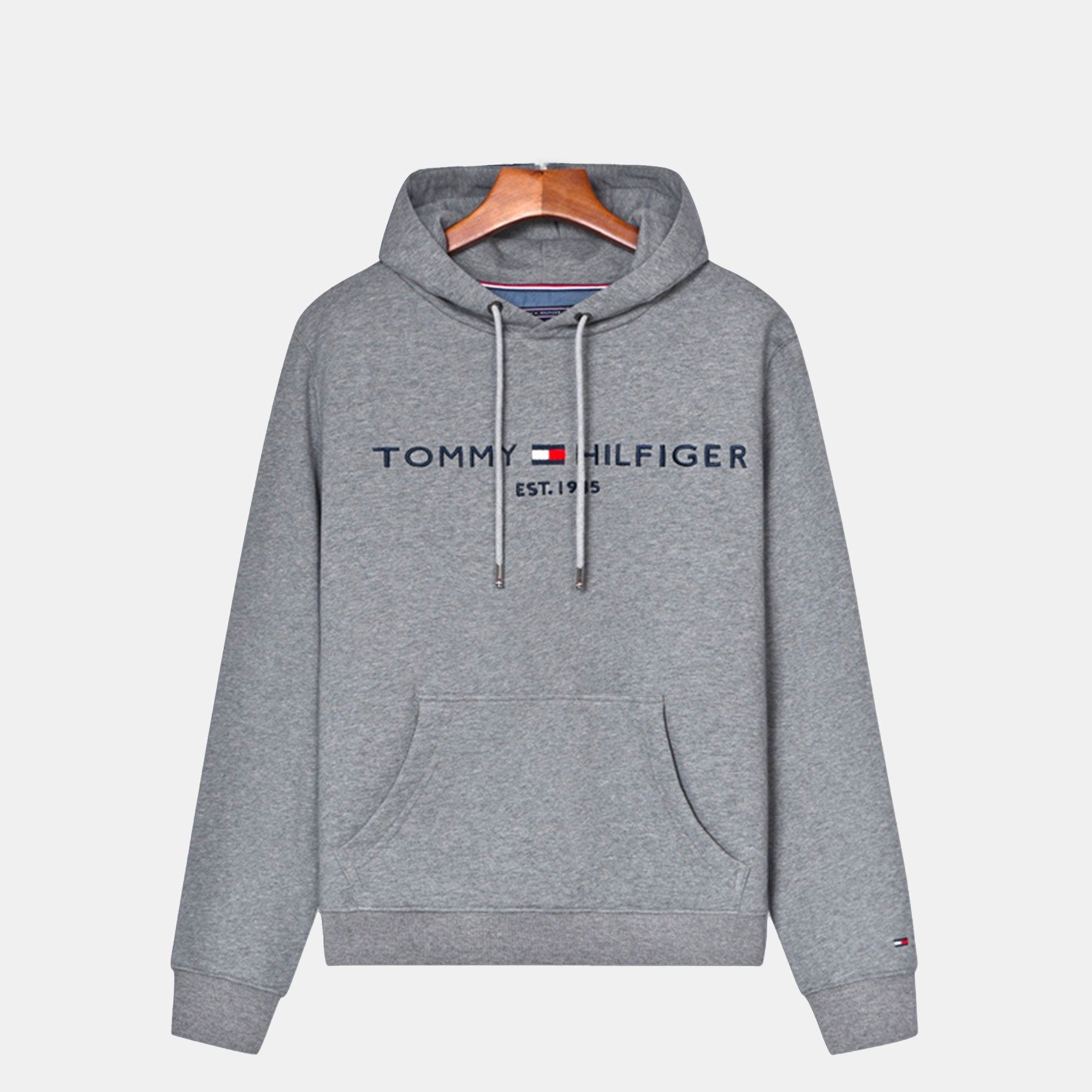 TH Premium Cotton Hoodie Light gray / S TH Premium Cotton Hoodie