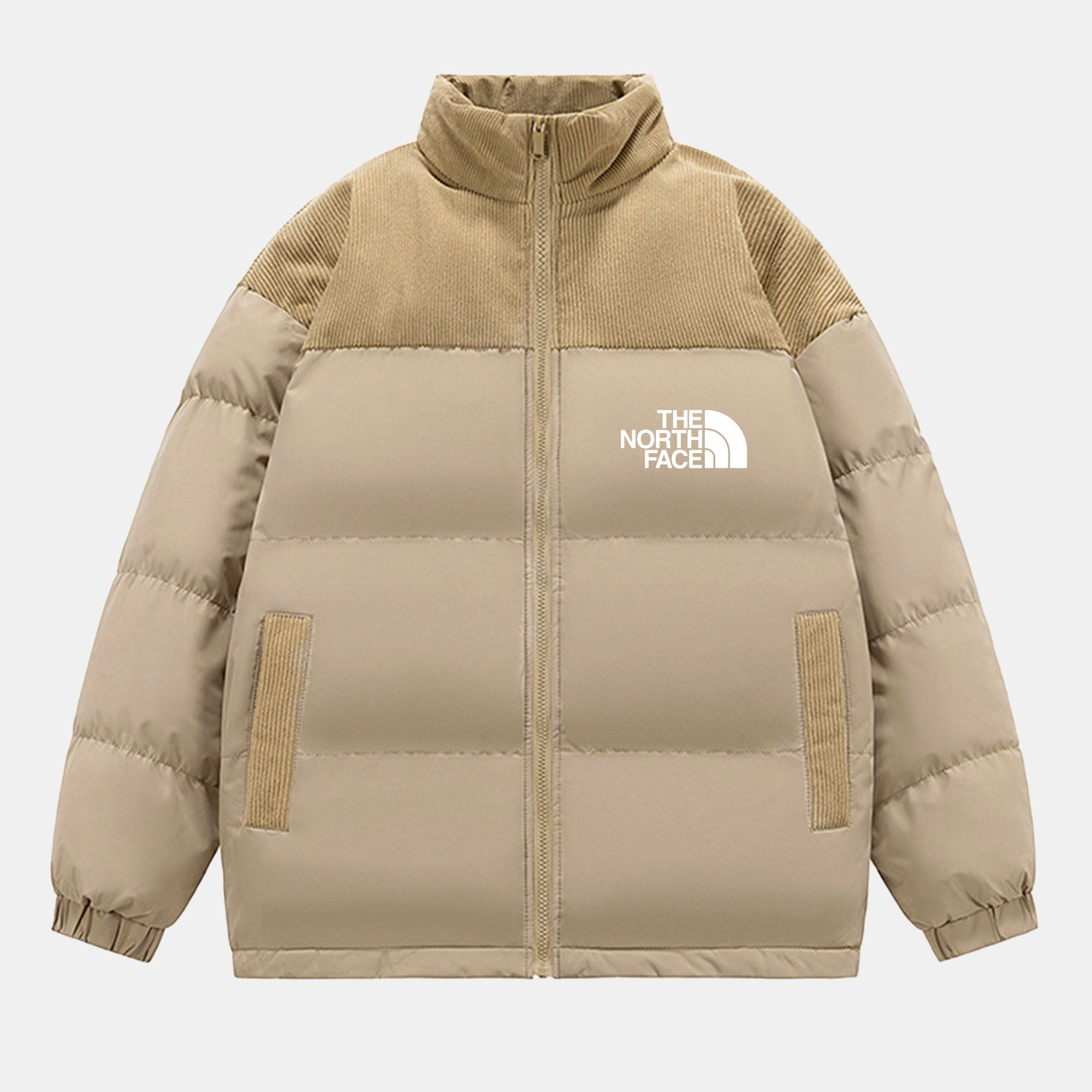 TNF Nuptse Insulated Down Puffer Jacket Beige / S TNF Nuptse Insulated Down Puffer Jacket