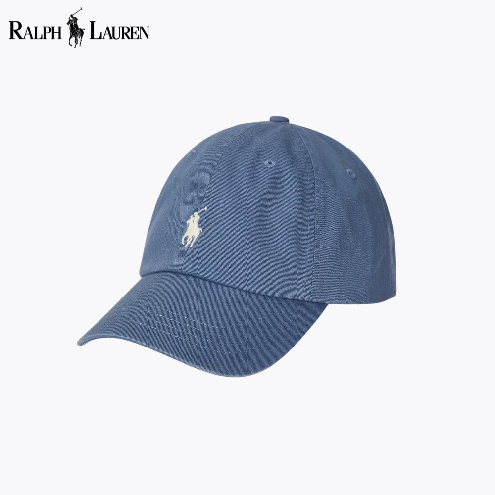 RL Cotton Chino Ball Cap Capri Blue RL Cotton Chino Ball Cap