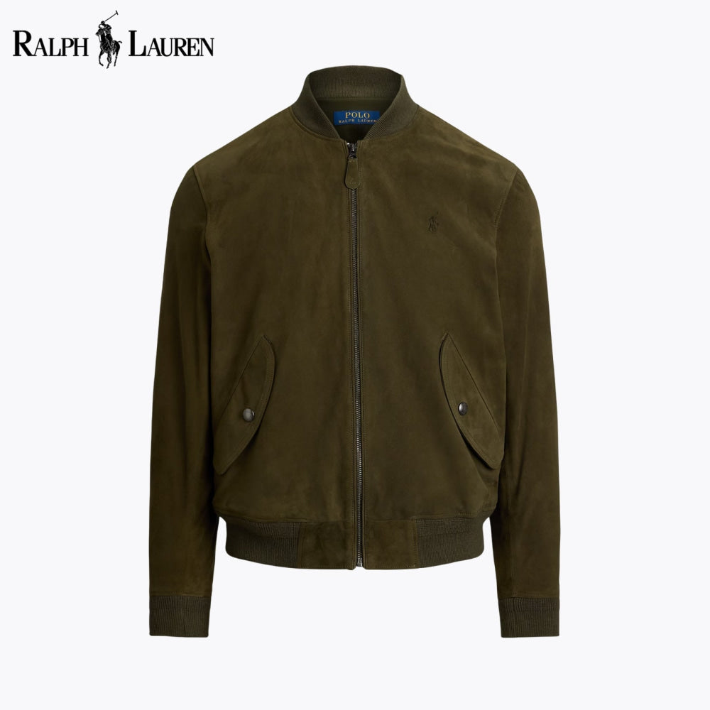 RL Suede Bomber Jacket Dark Loden / S RL Suede Bomber Jacket