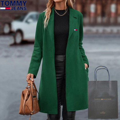 Casual cashmere long coat