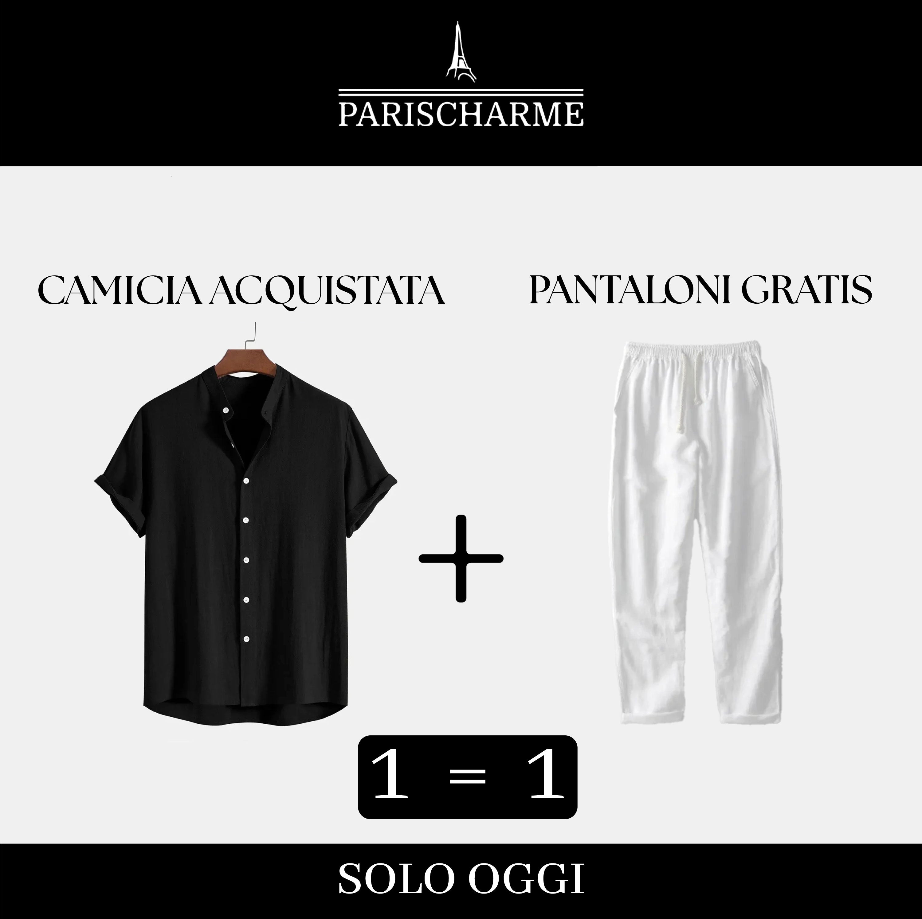 Duo di Lino: Camicia acquistata, pants in omaggio!