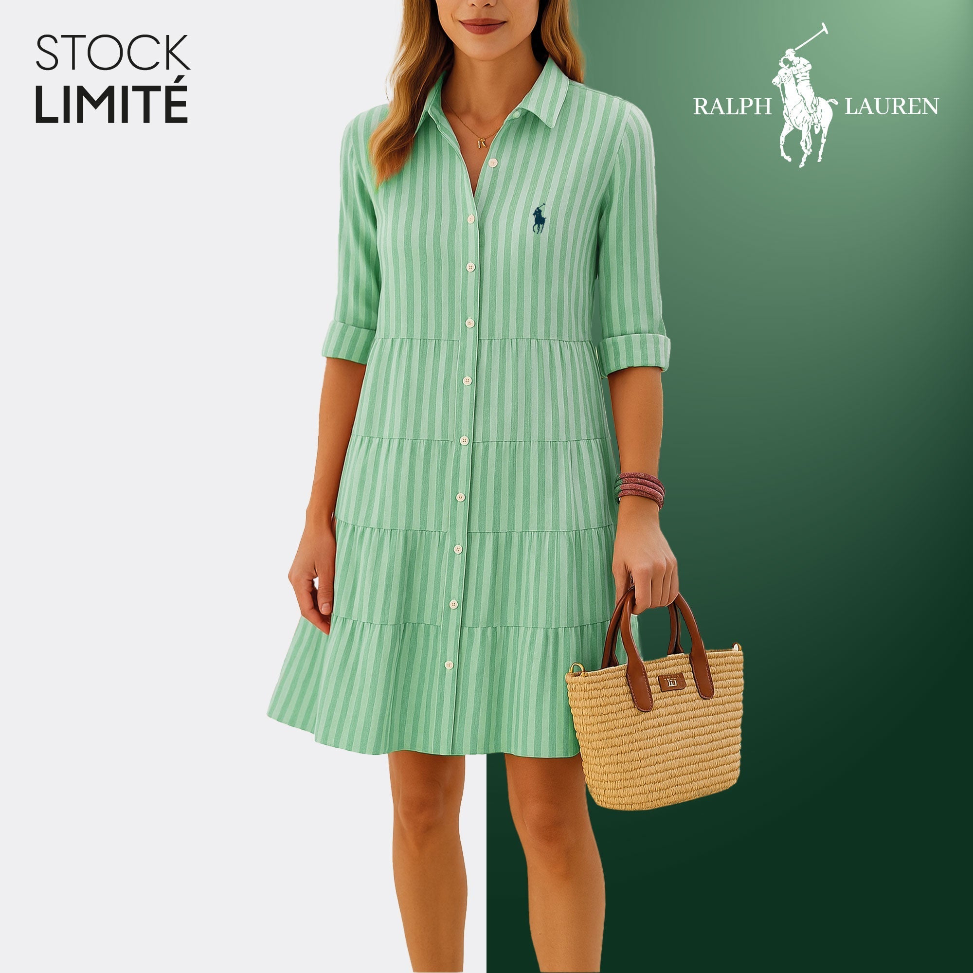 Striped Shirt Dress – R&L