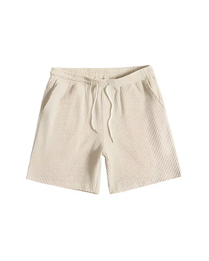 Summer Set in Textured Cotton – Elegant Comfort in Natural Tone