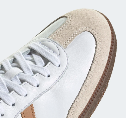 Samba Caramel & White