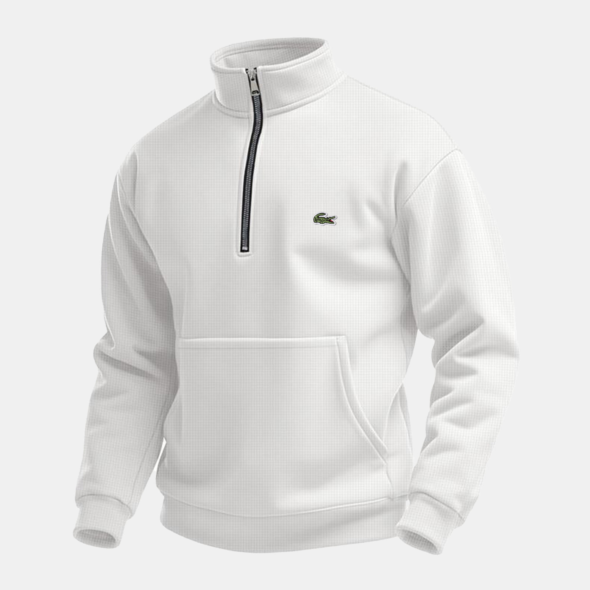 LC Half Zip Sweater Light gray / S LC Half Zip Sweater