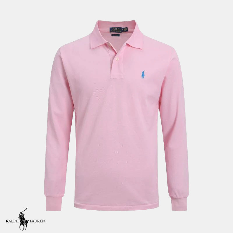 Long-sleeved polo shirt