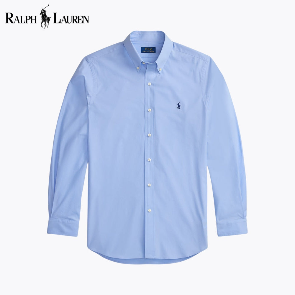RL Classic Fit Stretch Poplin Shirt Blue / S RL Classic Fit Stretch Poplin Shirt