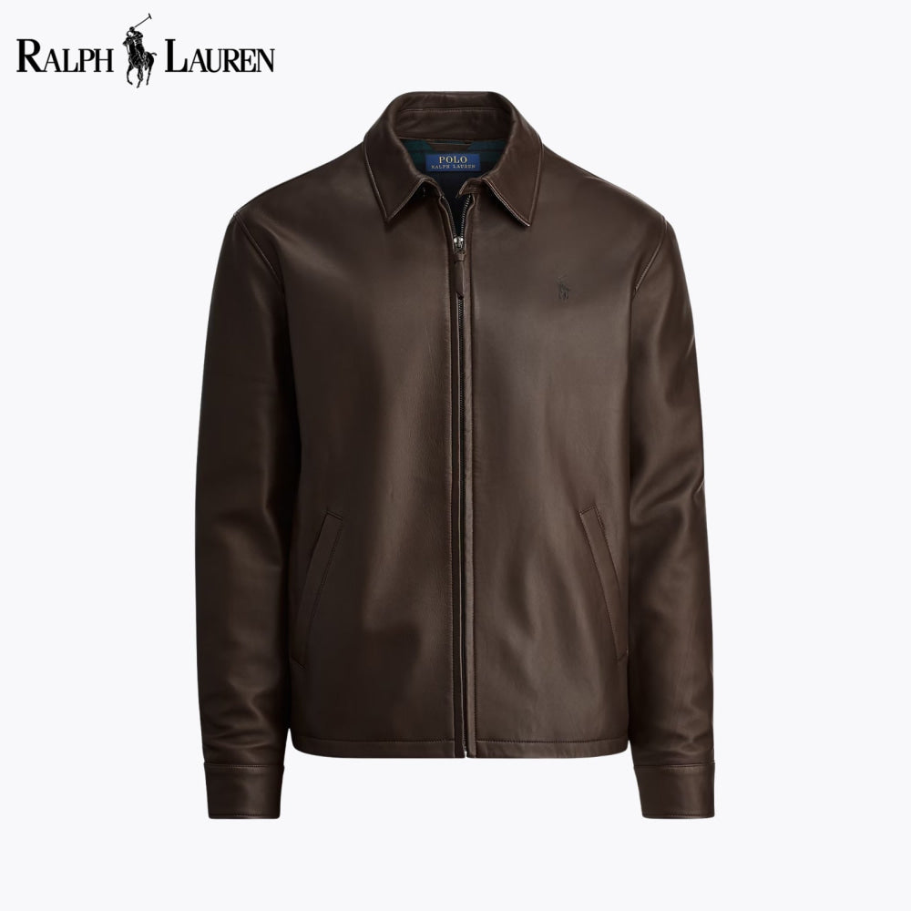 RL Leather Jacket Bison Brown / S RL The Bedford Twill Jacket