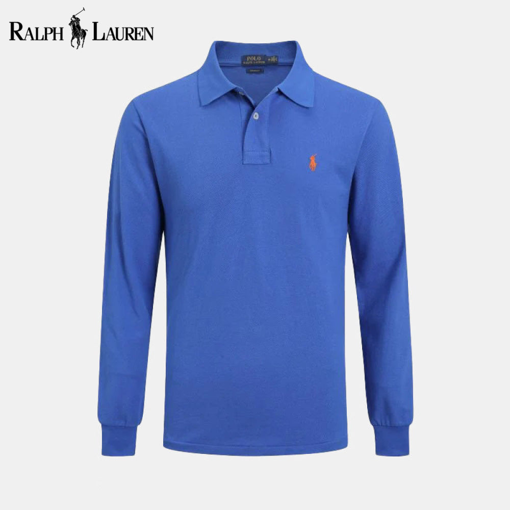 RL Long Slim Fit Dress Shirt Blue / S RL Long Slim Fit Dress Shirt
