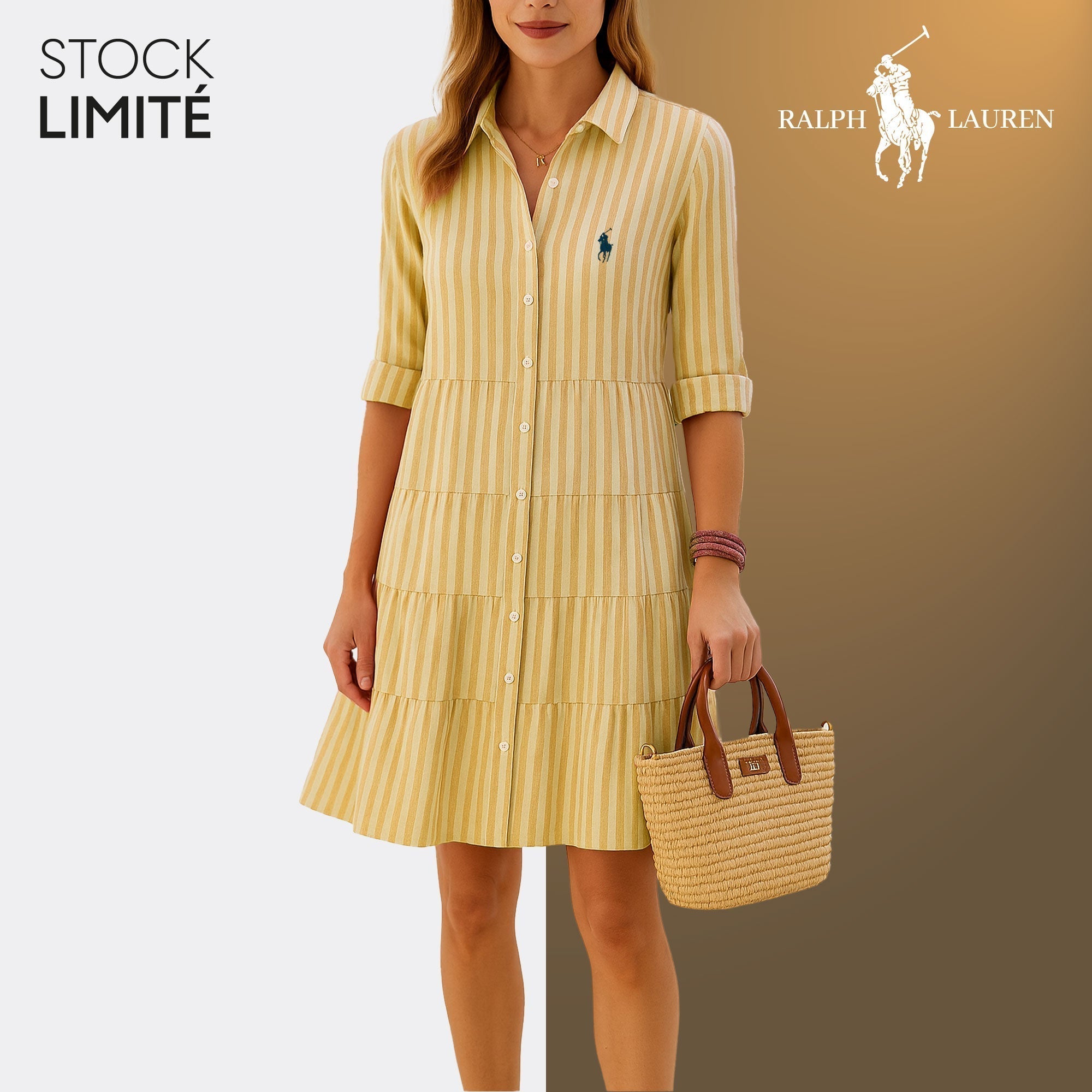Striped Shirt Dress – R&L